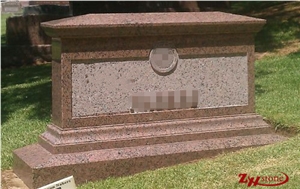 Goog Quality Polished Unique Design Shanxi Black/ Absolute Blakc/ G603 Granite Mausoleums/ Cemetery Mausoleum/ Mausoleum Design/ Cemetery Crypts/ Mausoleum Crypts
