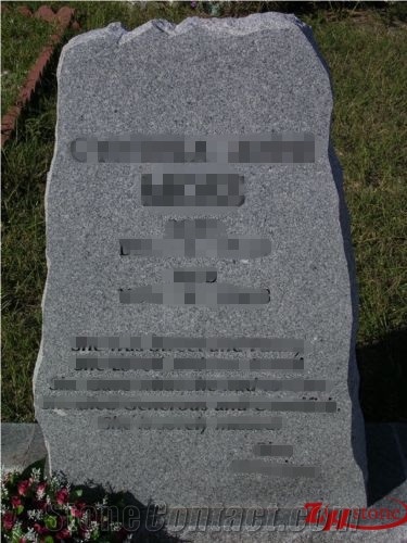 Own Factory Bevel Top Georgia Grey/ G603/ Sesame White Granite Tombstone Design/ Monument Design/ Western Style Monuments/ Upright Monuments/ Headstones
