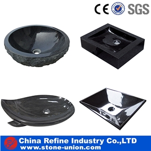 Black Granite Basins , Handwash Sinks Wholesale , Bathroom Basins Exporter,Granite Vanity Sink, Bathroom Washing Basin (Bowl)