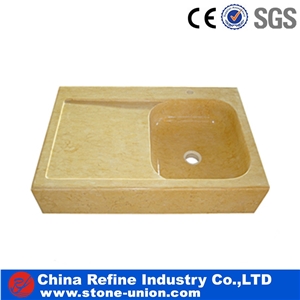 Sandstone Basin with Low Price , Round Sinks Beige Color , New Basins Manufacturer