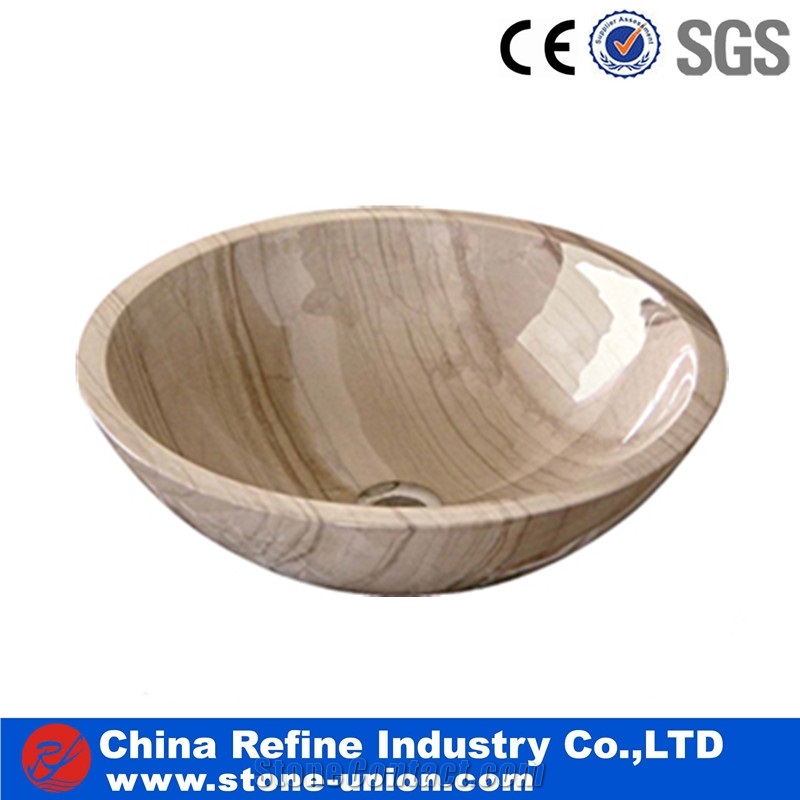 White Marble Differents Kinds Of Basin , Cheap White Handcraft Sinks , Hot White Marble Useful Basins