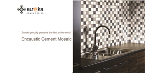 Encaustic Mosaic Cement Tile