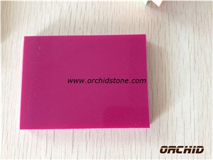 Pink Pure Color Quartz Slabs & Tiles,Pink Color Solid Surface Slabs & Tiles,Pink Color Engineered Stone