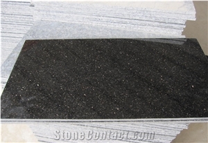 Black Galaxy Polished Granite Tiles and Slabs