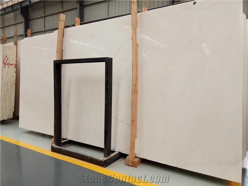Chinese Snow White Marble Slab