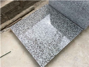 G439 Granite White Flower Tile, China Grey Granite