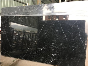 Nero Marquina Black Marble with White Veins Slabs