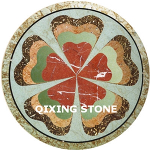 Marble Granite Flooring Medallion Round