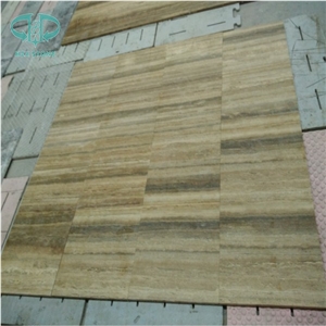 Abyaneh Travertine, Cream Travertine Vein Cut Tiles & Slabs, Beige Polished Travertine Floor Covering Tiles, Walling Tiles