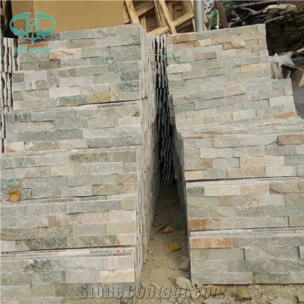 China Slate Cultured Stone, Wall Cladding, Stacked Stone Veneer