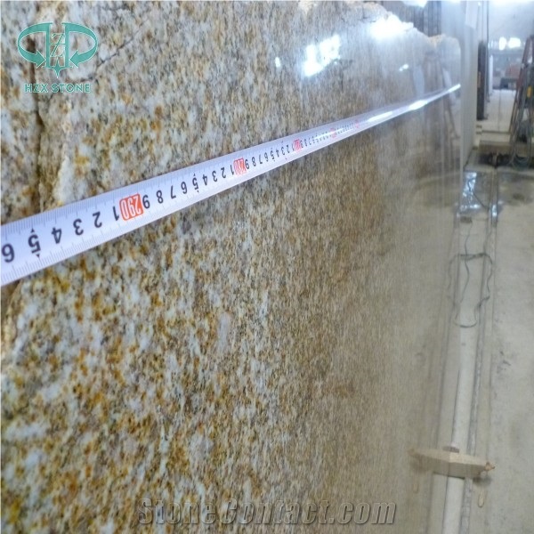 China Yellow Granite, Gold Ma Polished Yellow Granite Slabs & Tiles, China Yellow Granite, Thailand Ma Granite