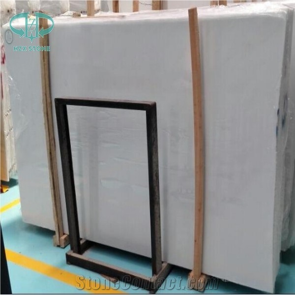 Chinese Royal White Marble Slabs, Sichuan White Marble Wall Covering Tiles, Pure White Floor Covering Tiles