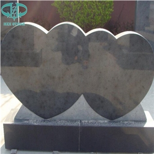 Granite Tombstone Design,Monument,Gravestone in Heart Shape