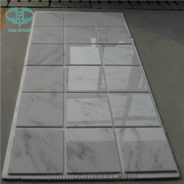 Oriental White Marble Floor Covering Tiles, Danba White Marble Wall Covering Tiles, White Marble Skirting, White Marble Pattern