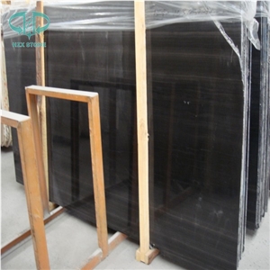 Premium Black Wood Grain Marble Slabs