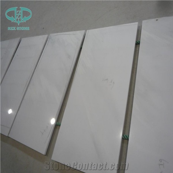 Royal White Marble Tiles & Slabs, White Jade Marble Skirting, Sichuan White Marble Floor Covering Tiles, Pure White Marble Wall Covering Tiles
