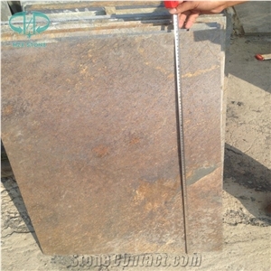 Rusty Slate,Cultured Stone, Wall Cladding, Cheap Chinese Wall Stone Panel