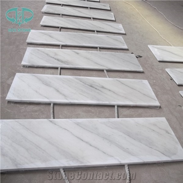 Vein White Marble Floor Covering Tiles,Lighting White Marble,Thunder White Marble Tile, Guangxi White Marble, Cloudy White Marble Skirting