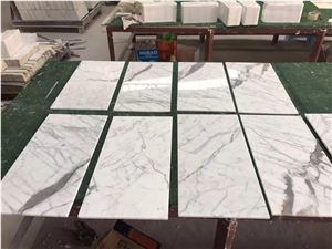 Carrara White,Bianco Carrara White Marble Mosaics,Calacatte Gold Marble Mosaic,Wall Covering,Wall Panels,Mosaics for Wall Covering,Honed/Polished Surface Mosaic,Floor Mosaic,Mosaic Pattern