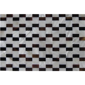 Contracted Style Shell Mosaic Tiles , Floor& Background&Wall Dacoretion
