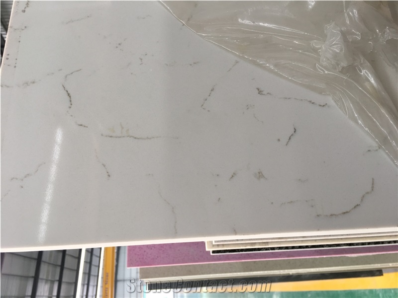 STONE  2200001S0F11V0090 関税送料込 High Density White Leather Surface Artificial Quartz Stone