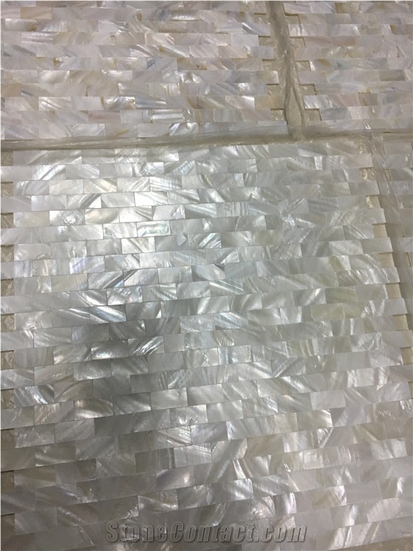 Mini Brick Mosaic Tile Peral Shell Mosaic for Flooring