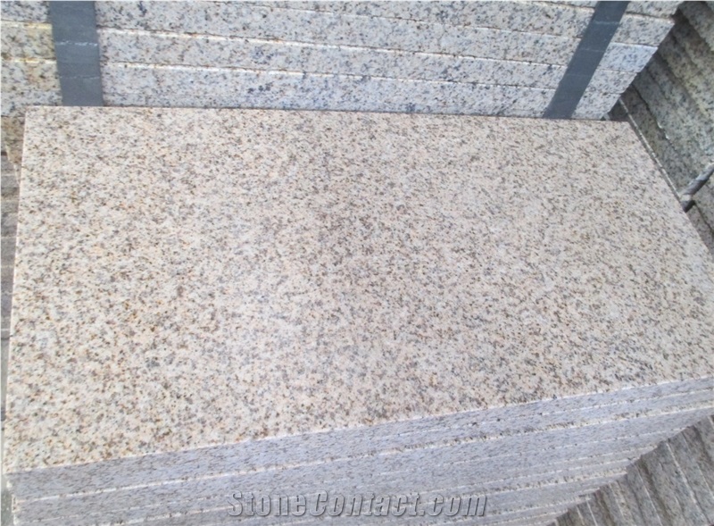 China,G682 ,Dark Light Yellow Rusty Color,Flamled Polishing Granite Big Random Slab,Thin Tiles,Flooring and Wall Covering,Price Natural Building Stone ,Outdoor Decoration, House