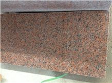 China Maple Red G562 Granite , Dark Red Granite Middle Slab , Polished Tiles & Slabs, Natural Building Stone Flooring,Feature Wall,Interior Outdoor Paving,Clading, Flamed Tiles and Slabs