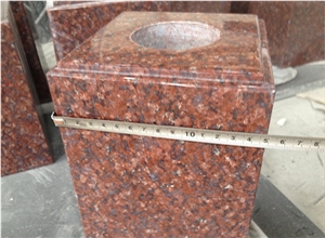 India Imperial Red Monument, Granite Polished Tombstone, Gravestone Price, High Polished Design, Single and Double with Carving, Red for Polish, Hungary, Slovakia Manufacturer