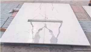 Italy Bianco Carrara Calacatta White Marble Slabs, Thin Tile,Cut Size, Wall Stones, Natural Stones, Building Stones, Walling, Wall Covering, Floor Polishing Skirtings