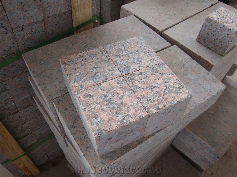 Maple Leaf Red /G562 Surface Flamed,Others Sawn Cut Cube Stone/Cobblestone/Paving Graden Stepping, Walkway, Pavers Outdoor Natural Stone Flooring, Quarry Owner Factory