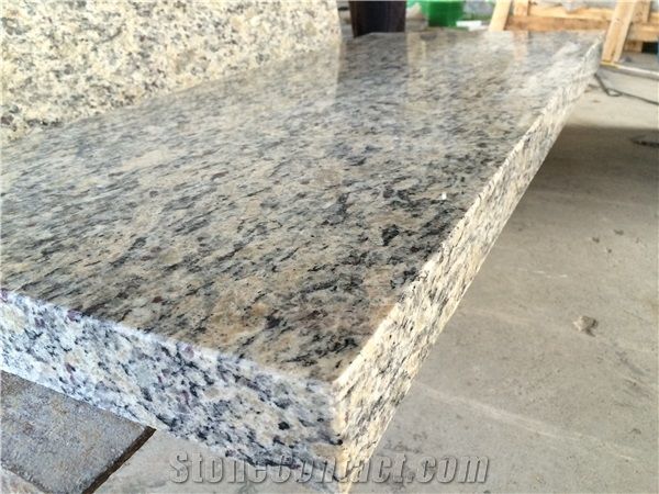 Santa Cecilia Natural Polished Granite Kitchen Countertops Bartop