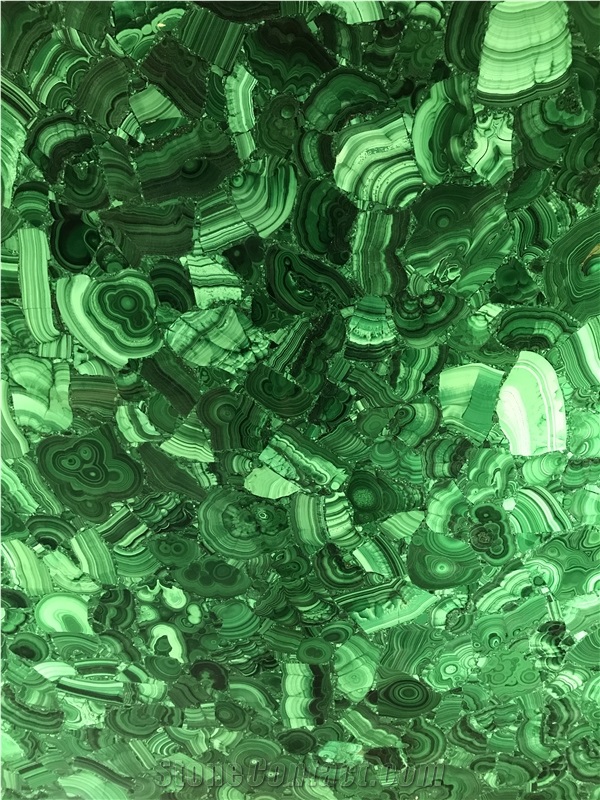 Green Semiprecious Stone Polished Luxury Stone