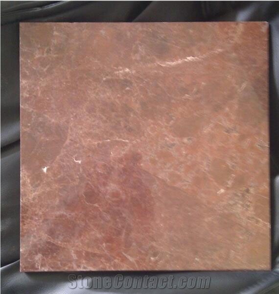 Emperador Rose Marble Slabs Tiles, China Red Marble