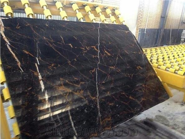 Pasargad Golden Black Marble Slabs & Tiles, Natural Black Onyx