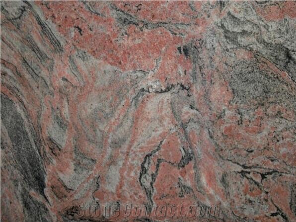 Red Juparana Multicolor Red Floorin Granite Slabs Tiles
