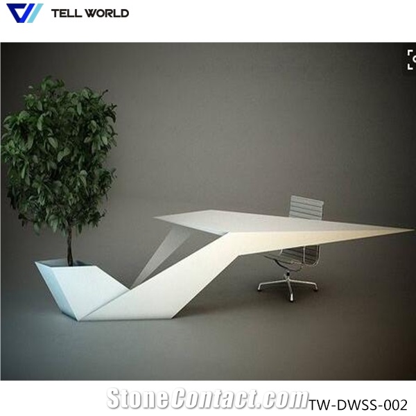 High End Creative Cured Design Ceo Desk
