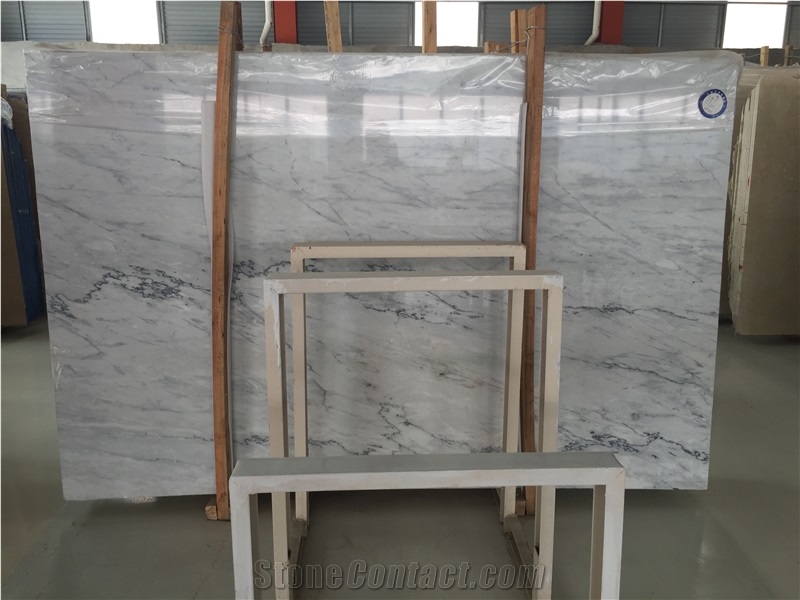 Lawrence White Marble Slabs & Tiles, China White Marble