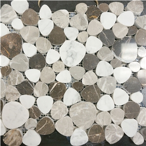 Natural Stone Mosaic for Modern Decoration Stone Mosaic Tiles, Pebble Mosaic Tiles, Mosaic Tiles