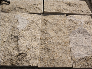 G350 Yellow Granite Mushroom Stone,Wall Cladding,Split Face Stone
