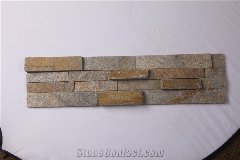 Hebei Rusty Quartzite Cement Culture Stone/Z Cladding/Stacked Stone/ Stone Veneers