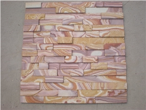 Split Surface Tile, Sandstone Cultured Stone Wall Cladding, Different Colors Cultured Panel,Multicolor Sandstone Veneer/Cultured Stone/Ledge Stone