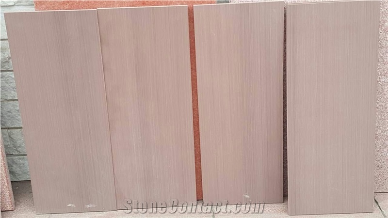 Polished Red Wooden Sandstone Slabs & Tiles, China Red Sandstone