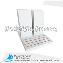 Double Row Display Rack Stone Showing Stand