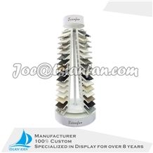 Metal Display Rack Rotatable Granite Display Stand