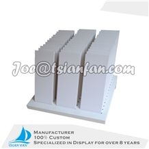Popular Triple Row Display Stand Stone Exhibition Stand