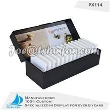 Stone Display Case Cardboard Sample Box