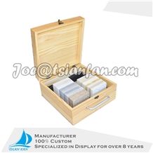 Stone Sample Box Wood Sample Box