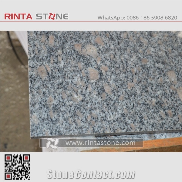 G383 Granite Slabs Tiles for Stair Step Riser Pearl Flower Coffee Brown Granite Light Grey Granite Grey Pearl Granite China Pink Granite Zhaoyuan Pearl Flower Granite