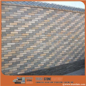 Desert Quartzite Stacked Stone Wall Tiles